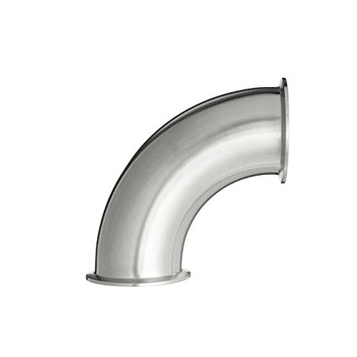 1.5" Tri Clamp 1/2" BSPT Male 90℃ Elbow 304Stainless Steel Sanitary Pipe Fitting 