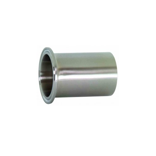 Sanitary Stainless Steel Short Ferrule Tri-Clamp Fitting 3/" 316L