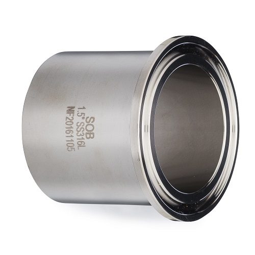 No Name S/S Stainless Ferrule Weld Fitting 173D1254 AAXLA  1-1/2" OD 
