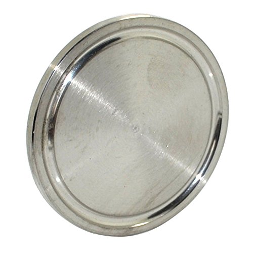 Triclamp Solid End Cap 2.5 inch EG1842.5 Stainless Steel 2.5" 304 Pack of 2 