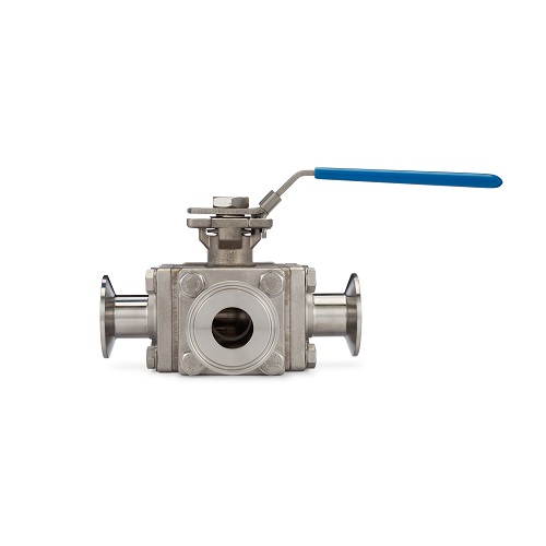 Three-way Type Three-way Valve DN25 Ball Valve Durable Reliable Ball Valve Rust Protection for Industrial Home 