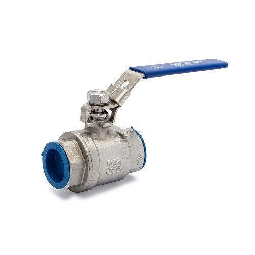 Details about   2 way straight ball valve SS304 ball valve for hose PU tube 