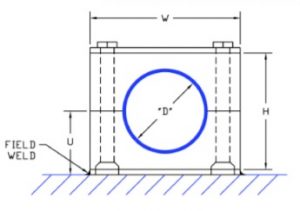 Plate Weld Hanger Dimensions