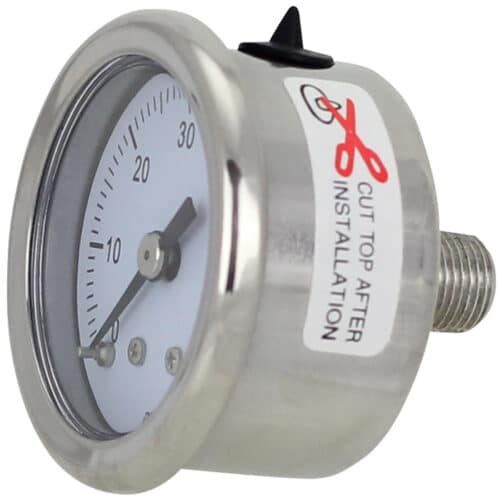 Reotemp® Stainless Steel Industrial Fillable Gauge with 2" Dial (PM20C)