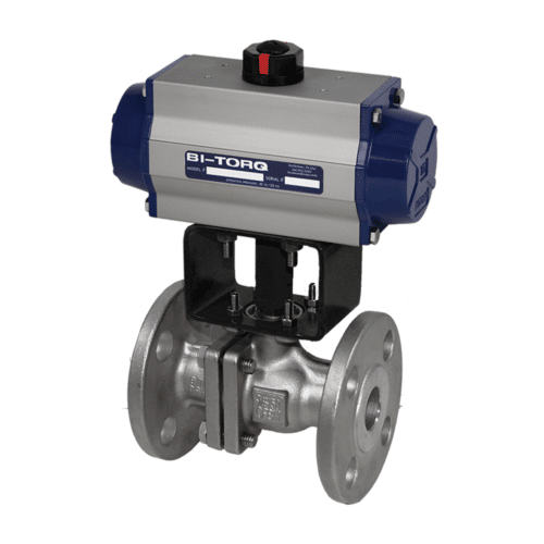 BI-TORQ® Pneumatic Actuated 2-Piece Flanged Ball Valve