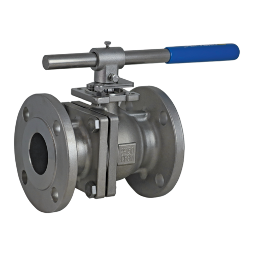 BI-TORQ® Manual 2-Piece Flanged Ball Valve with Locking Handle