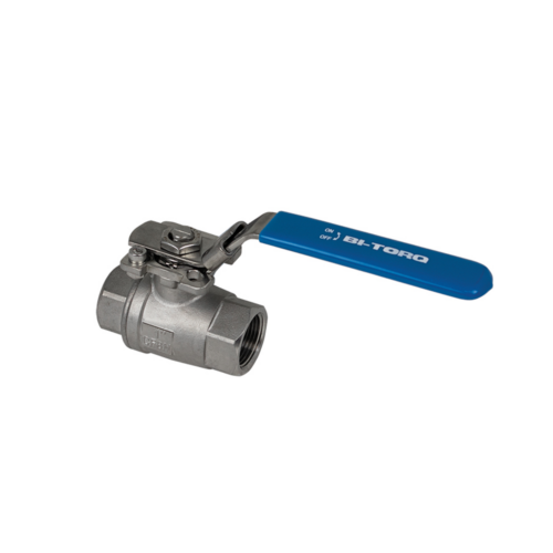 BI-TORQ® Manual 2-Piece Threaded Ball Valve with Locking Handle