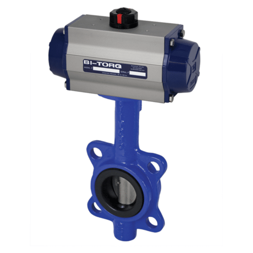 BI-TORQ® Pneumatic Actuated Wafer Style Butterfly Valve